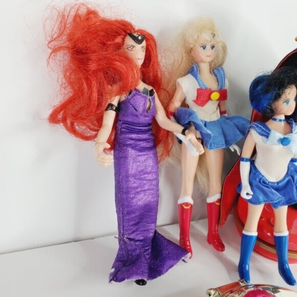 Rare Vintage Sailor Moon Lot 5 Irwin Toy Ltd. 12" Dolls 1995 Collectible Serena - Picture 5 of 11